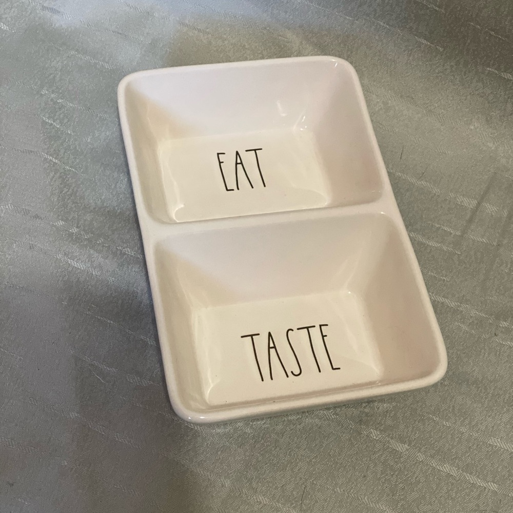 RAE DUNN ‘EAT TASTE’ SERVING DISH